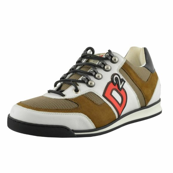 Dsquared D2 Men's Leather Fashion Sneakers Shoes